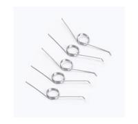 Muelles Metálicos 10 unids/lote cubo de basura ajustable 3 bobinas 0,7mm acero inoxidable 304 alambre resorte de torsión de 135 grados Muelles Metálicos
