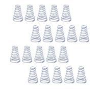 Muelles Metálicos 20 piezas resorte de presión cónico de acero inoxidable 304, resortes de compresión, torre, cono cónico, diámetro de alambre de 0,3-0,8mm de longitud, 5-30mm Muelles Metálicos(0.8x12