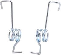 Muelles metálicos de 2,5 mm, piezas de repuesto for el pedal de retroceso de la fregona, muelle de torsión for la fregona giratoria del cubo(1 Left and 1 Right)
