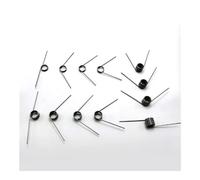 Muelles Metálicos Resorte de torsión de 10 Uds., diámetro de alambre de 0,8mm, ángulo de resorte en forma de V de 180/120/90/60 grados, resorte personalizado de torsión pequeña de 3/6/9 vueltas Muelle