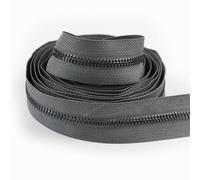Muelles Pequeños 2 cremalleras de 1-5 yardas 5# for coser bolsa con cierre rollo bobina ropa abrigo cremallera Kit reparación accesorios DIY(GreyGunBlack,3YARD_5#)