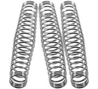 Muelles Reemplazables para Tijeras de Podar, Acero Inoxidable, 3 Piezas | Resortes de Jardinería, Repuesto para Podador Manual, Plata, Ligeros y Portátiles, Uso Práctico