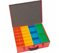 Müllner Surtido maletín Chapa de acero 440 x 330 x 130 mm con 46 compartimentos, 1 pieza, 101104208