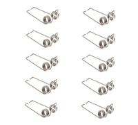 MUELODSIC 10 Piezas Juego de Resortes para Llave Watergate, Accesorios de Drenaje Resistentes, Tamaño Exacto, Fácil Almacenamiento para Músicos Profesionales en Reparación de Instrumentos