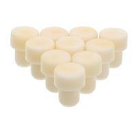 MUELODSIC 10 piezas Tapones de Vino de Goma Unidades Tapón Hermético para Botellas Pequeñas Sellado Antigoteo para Vidrio Conserva Aroma y Frescura Reutilizables para Bebidas