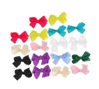 MUELODSIC 10 Pinzas para Cabello Infantiles con Lazo Multicolor Clips de Lazo Pequeños para Niñas Pinzas de Antideslizantes y Suaves para Uso Diario y Fiestas