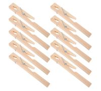 MUELODSIC 10 Unidades Pinzas para Tubos de Ensayo de Madera 18 X 3,4 Cm Abrazaderas de Laboratorio para Química Clips de Fijación Uso Soporte para Experimentos Científicos Educativos
