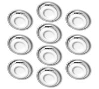 MUELODSIC 10piezas Bandeja de Acero Inoxidable para Efectos Especiales Placa de Montaje de Pellets de Humo para Eventos y Filmación