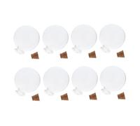 MUELODSIC 10piezas Colgantes Para Coche Con Botellas De Perfume Vacías Recargables De Vidrio y Madera Decoración Diy Portátil Para Navidad Cumpleaños y Festivales Sin Olor y Ecológicas