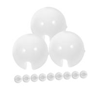 MUELODSIC 12 Piezas Tope Cadena Cuentas Persianas Accesorios Plástico Blanco Fijación para Estores y Ventanas Detiene Movimiento y Mantiene Posición Fija Compatible Múltiples Tipos Cortinas