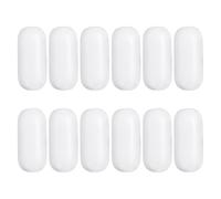 MUELODSIC 12 Piezas Varillas Agitadoras Magnéticas Ptfe Blancas para Laboratorio Barras Pequeñas para Mezclador de Vaso y Agitadores Magnéticos de Química