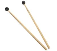 MUELODSIC 2 piezas Baquetas de Percusión para de Lengua Accesorio Duradero con Cabeza de Goma de Mango Ergonómico para Práctica Musical y Aprendizaje