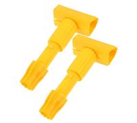 MUELODSIC 2 Piezas Clips para Cabezal de Fregona Unidades Abrazaderas Desmontables para Mango Recambio Resistente Compatible con Mopas de Limpieza de Sujeción para Uso Doméstico Industrial