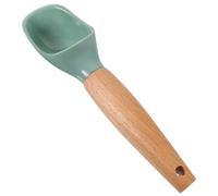 MUELODSIC 2 piezas Cucharas para Helado Ergonómicas de Madera Multiusos para Bolas de Frutas Melón y Postres Duraderas y Cómodas para Cocina y Heladería