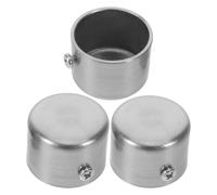 MUELODSIC 2 Piezas Remates Decorativos para Barras de Cortina Tapa Protectora Resistente al Agua para Barra de Ventana Accesorio Funcional para Salón Cocina y Baño Paquete