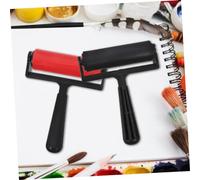 MUELODSIC 2 piezas Rodillo para Pintura Diamante Manual Rodillos de Impresión Duraderos de Plástico para Arte y Manualidades Herramienta Prensadora para Fijar Perlas Lienzo