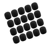 MUELODSIC 20piezas Funda De Esponja Para Megáfono Micrófono De Solapa Protectores De Esponja Para Micrófonos Uso Profesional Grabación De Voz