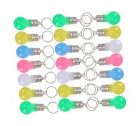 MUELODSIC 21 Piezas Llaveros Mini LED Bombilla Colores Aleatorios Llavero Luminoso Portátil Diseño Divertido para Mochilas Bolsos y Llaves Accesorio Ligero y Brillante Color Color Aleatorio