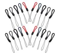 MUELODSIC 25piezas Cordón para Teléfono Móvil de Unidades de Correa Pequeña Antirrobo Elegante Cuerda Tejida Anilla para Memorias USB Llaves Llaveros y Tarjetas de Identificación