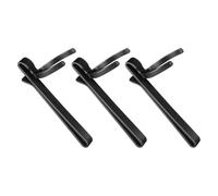 MUELODSIC 3 Piezas Clip Metálico para Linterna de Cinturón, Soporte Desmontable para Mini Linterna LED y Clip de Bolsillo para Lápices, Compatible S21a S21e, Adecuado para Camping y