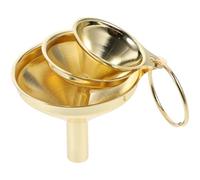 MUELODSIC 3 piezas Embudos de Acero Inoxidable para Cocina Diseño y Duradero para Llenar Botellas con Aceite Vinagre y Líquidos Fácil Limpieza y Reutilizables Utensilios Prácticos para Uso