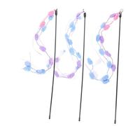 MUELODSIC 3 Piezas Varitas para Gatos Interactivo y Colorido Juguetes Adhesivos para Gatos de Interior Estimulante para Actividad Mental y Física para Varios y Fomentar el Vínculo