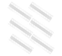 MUELODSIC 300 piezas Etiquetas Colgantes Autoadhesivas Transparentes de PVC para Exhibición Tiendas Ganchos Adhesivos para Pared Pestañas Stickers para Colgar Estantes y Expositores