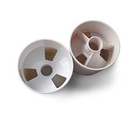 MUELODSIC 4 Piezas Copas de Plástico para Golf con Soporte de Bandera Base Forma de Abanico para Entrenamiento de Putting Jardín y Práctica Diaria