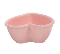 MUELODSIC 4 piezas Cuencos de Cerámica Forma de Corazón de Tazones Adorables para Ensalada Postre y Aperitivos Resistentes y Fáciles de Limpiar Utensilios de Cocina para Cenas y Fiestas