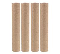 MUELODSIC 4 Piezas De Postes Rascadores para Gatos Base De Repuesto para Poste Rascador Alto Y Resistente Repuestos De Color Caqui