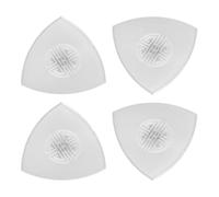 MUELODSIC 4 Piezas de Púa para Ruan y Liuqin de Nailon Claro, Tamaño Pequeño 3.2 Cm X 1.27 Mm, Antideslizante y Resistente para Práctica Musical en Instrumentos Tradicionales