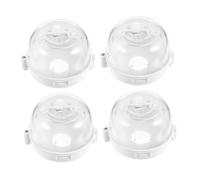 MUELODSIC 4 piezas Protector para Perillas de Cocina de Gas Cubierta Transparente de Seguridad Infantil para Estufa Compatible con Hornos y Encimeras Estándar Diseño Duradero y Fácil de