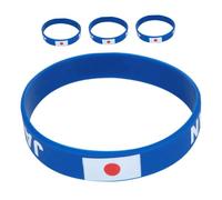 MUELODSIC 4 Piezas Pulsera de silicona brazaletes para entrenar pulseras de los bandas de sudor pulseras brazaletes para eventos pulseras de papel para eventos gel de sílice