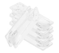 MUELODSIC 4 Piezas Tirador Transparente para Cortinas Accesorios de Repuesto para Persianas y Estores Peso Colgante de Plástico para Hogar y Oficina Mango Ergonómico y Diseño Elegante