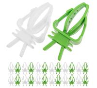 MUELODSIC 40 Piezas Clips para Comida de Jaula de Pájaros Soporte para Verduras Frutas y Golosinas para Loros Accesorios para Mascotas Resistentes y Versátiles para Periquitos y Cacatúas
