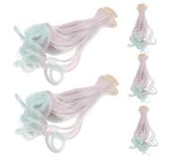 MUELODSIC 5 piezas Pelucas Rizadas para Muñecas Fibras de Alta Temperatura Peinados Accesorio para Infantiles Fácil Aplicación y Estilo DIY