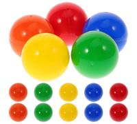 MUELODSIC 50 Bolas de Lotería de Plástico Abiertas 4 CM Multicolor para Fiestas y Sorteos Bolas de Juego Esféricas Reutilizables para Actividades y Entretenimiento Pack de 50 Unidades