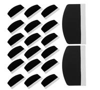 MUELODSIC 50 Espátulas de Vinilo Negras Borde Curvo para Móviles Herramienta para Aplicar Películas y Calcomanías Escobilla de Goma para Pantallas y Alisado de Vinilos Set 50 Piezas