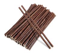 MUELODSIC 50 Palitos de Ramitas de Madera para Manualidades, Troncos de Sauce Naturales, Material de Madera Marrón, Uso Versátil para Decoración del Hogar y Centros de Mesa