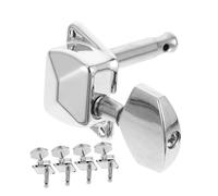 MUELODSIC 5piezas Clavijas De Afinación De Guitarra Metálicas Semicerradas Ajuste De Cuerdas Derecha Para Guitarra Eléctrica y Acústica Para Estudio y Conciertos