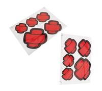 MUELODSIC 5piezas Pegatinas Protectoras De Arañazos Impermeables Para Capó Tanque Parachoques