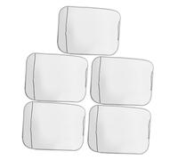 MUELODSIC 5piezas Protectores Transparentes Funda Silla Coche Protector Asiento Coche Antipatadas Limpieza Viaje Familiar