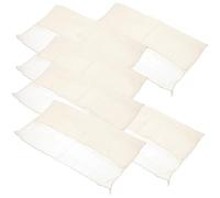 MUELODSIC 6 Piezas de Paños de Algodón para Cocina 40x40 Cm, Estopilla Reutilizable para Colar Tofu, Queso y Yogur, Tela Filtrante Multiusos sin Blanquear para Coladores de Alimentos