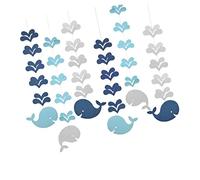 MUELODSIC 6 Piezas Decoración Colgante Infantil Azul para Aula Jardín de Infancia