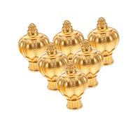 MUELODSIC 6 Piezas Tapones Decorativos para Barras de Cortina Boho Protección contra Polvo para Barras de Cortina Ventana Accesorios para Decoración Hogar