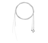 MUELODSIC 6piezas Cuerdas De Guitarra Plateadas Para Guitarra Acústica y Clásica Juego De Cuerdas De Metal Revestimiento Liso Repuestos Para Instrumentos Musicales