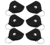 MUELODSIC 6piezas Porta Púas De Guitarra De Cuero Bolsa Pequeña para Guardar Púas De Guitarra Unidades para Diario y Portabilidad