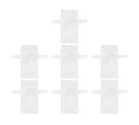 MUELODSIC 7 Láminas de Malla Plástica Blanca para Bordado y Confección de Bolsos Lona de Malla Resistente y Aireada para Manualidades de Ganchillo Punto de Cruz y Patchwork Marco