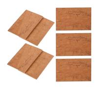 MUELODSIC 7 Piezas Corcho para Tudel Saxofón Alto Soprano Tenor 61x41 Mm Lámina de Repuesto Reparación Instrumentos Viento Madera Accesorio para Mantenimiento