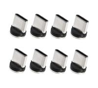 MUELODSIC 8 Piezas Adaptador Magnético Rotativo USB-c de PVC Portátil Conexión para Cables de Teléfono Compatible con Carga Magnética Rápida